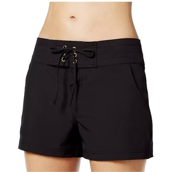 La Blanca Black All Aboard 3" Inseam Drawstring Board Short - Picture 1 of 8